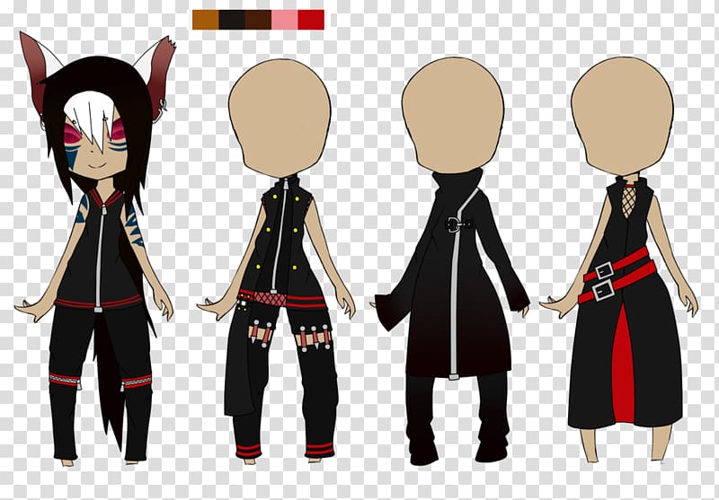 Character Costume Fiction Animated cartoon, Visual Kei transparent background PNG clipart