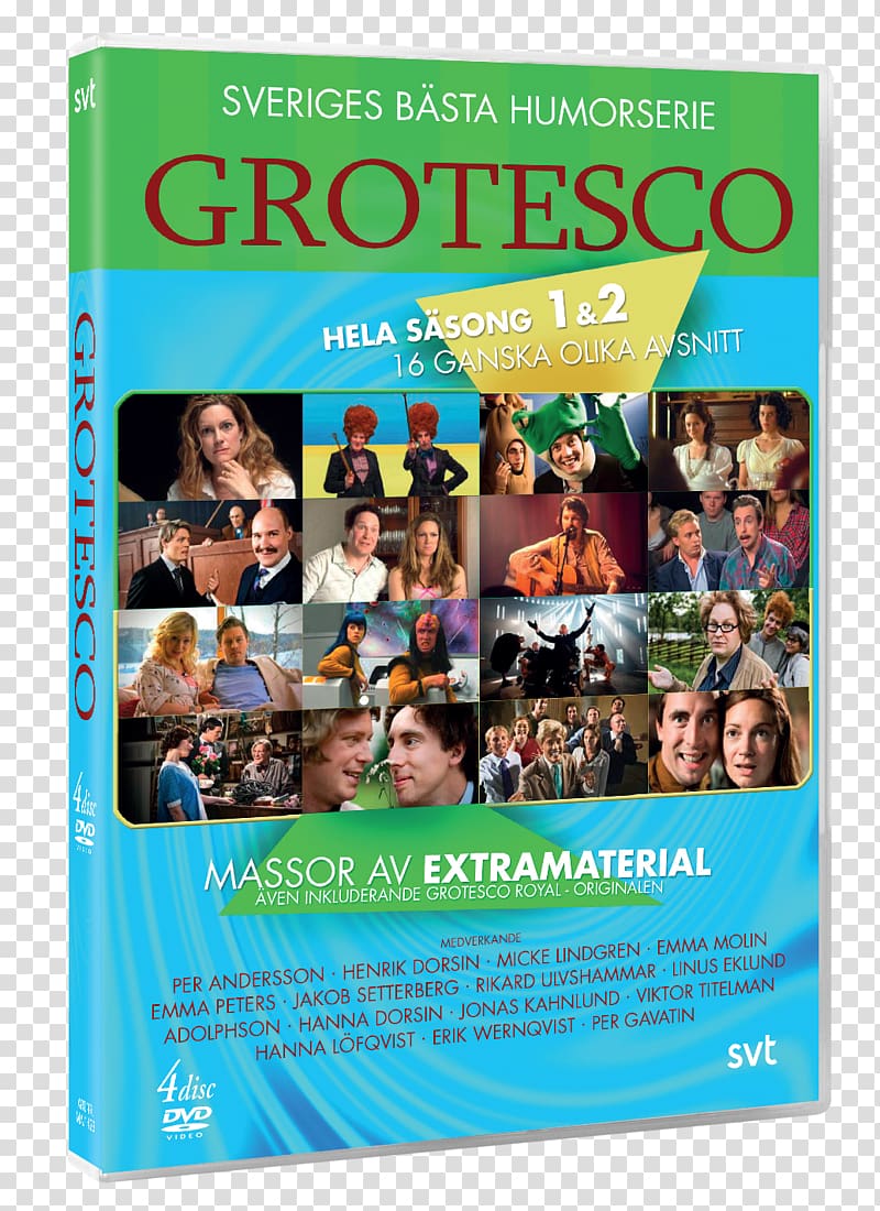 Grotesco Sveriges Television DVD Film Distributor Tingeling, dvd transparent background PNG clipart