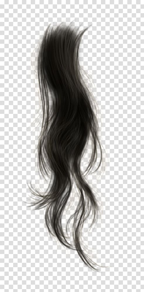 Black hair Wig, cabelo transparent background PNG clipart