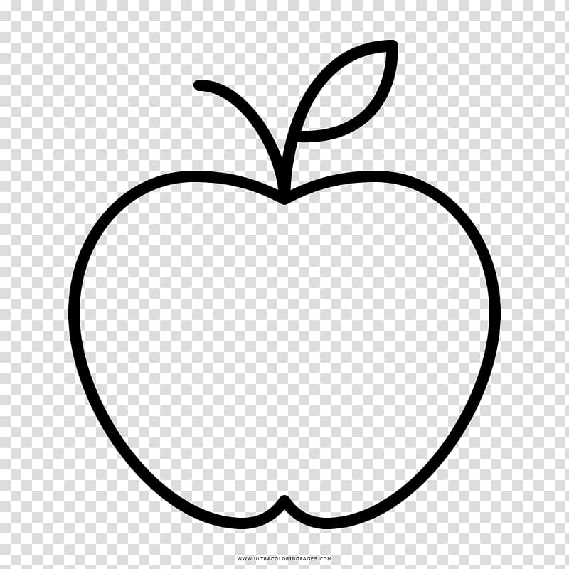Coloring book Drawing Apple Child, apple transparent background PNG clipart