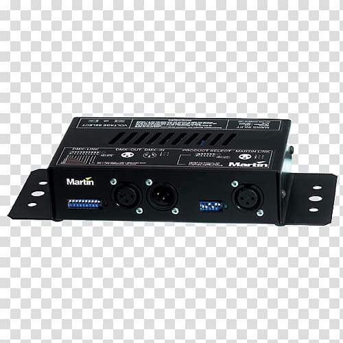 DMX512 Interface Electronics DMX Protocol Converter Martin Professional, consola dj transparent background PNG clipart