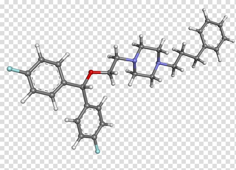 Vanoxerine Chemistry Ball-and-stick model Chemical substance Drug, molar stick transparent background PNG clipart