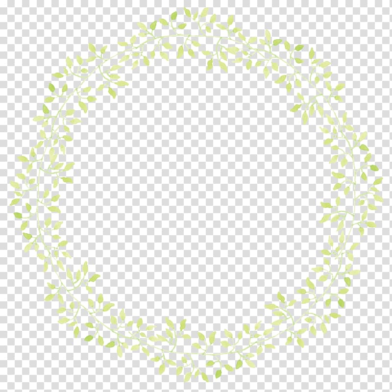 fresh green circle border transparent background PNG clipart