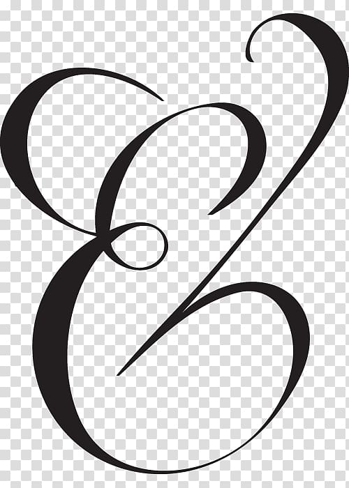 Ampersand Typography Lettering Font, keurig transparent background PNG clipart