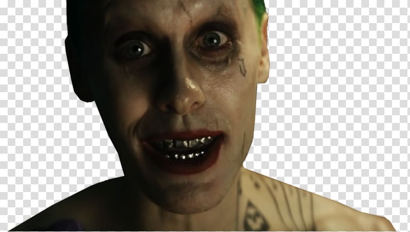 Jared Leto Joker Suicide Squad HEADERS DC Comics, joker transparent background PNG clipart