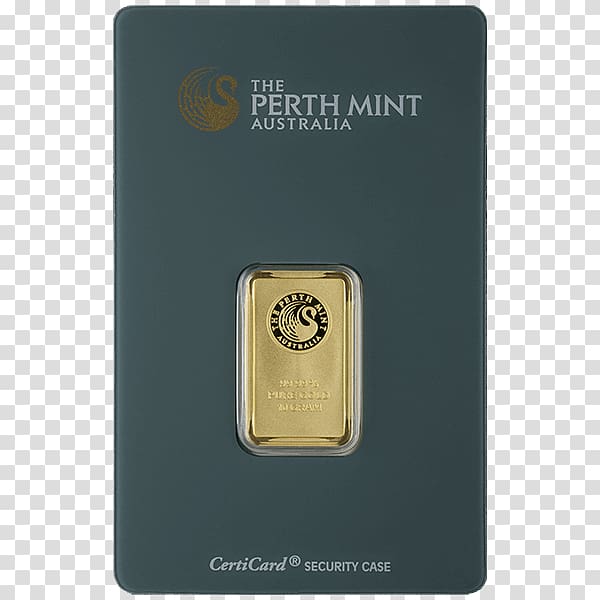 Perth Mint Gold bar Gold as an investment, gold title bar material transparent background PNG clipart