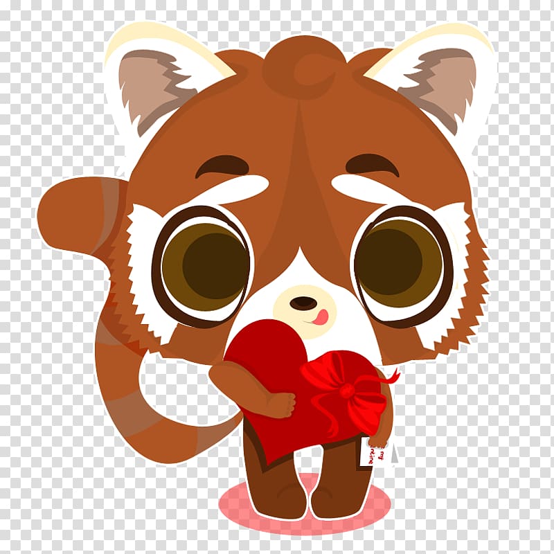 Red panda Lion Giant panda Cat , lion transparent background PNG clipart