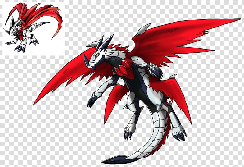 Dragon Digimon Cyberdramon Gatomon Hawkmon, dragon transparent background PNG clipart