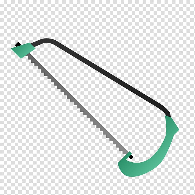 Hand saw Green Handle, Green handle saws handsaw transparent background PNG clipart