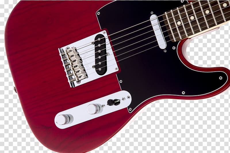 Acoustic-electric guitar Bass guitar Guitar amplifier Fender American Standard Telecaster Electric Guitar, electric guitar transparent background PNG clipart