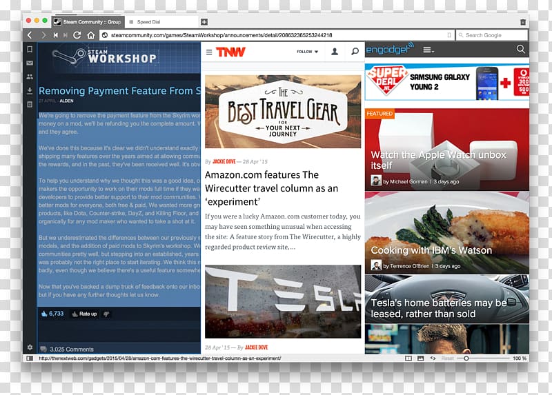Vivaldi Web page Web browser Tab Opera, dump truck transparent background PNG clipart
