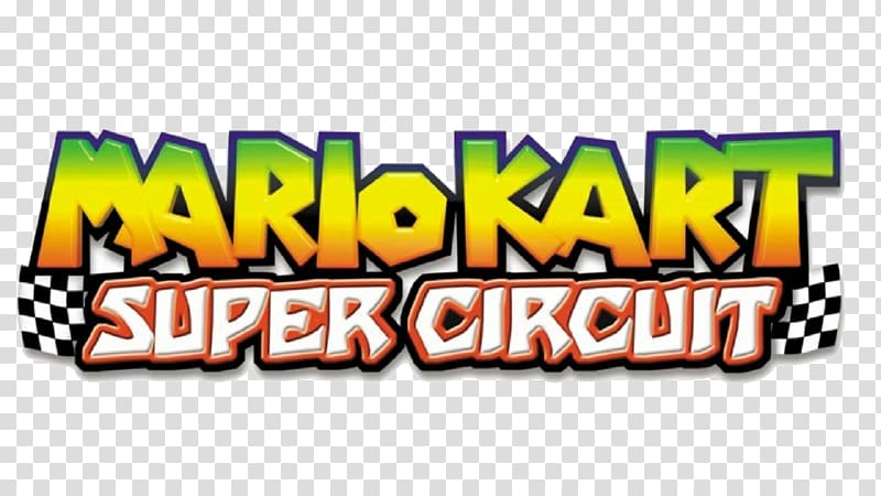 Mario Kart Super Circuit logo, Mario Kart: Super Circuit Super Mario Kart Mario Kart 8 Mario Kart Wii Mario Kart 7, Super Mario Kart File transparent background PNG clipart