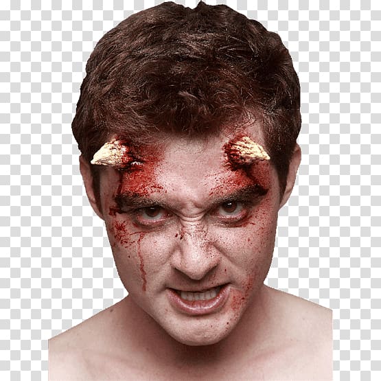Devil Make-up Satan Latex Adult, devil transparent background PNG clipart