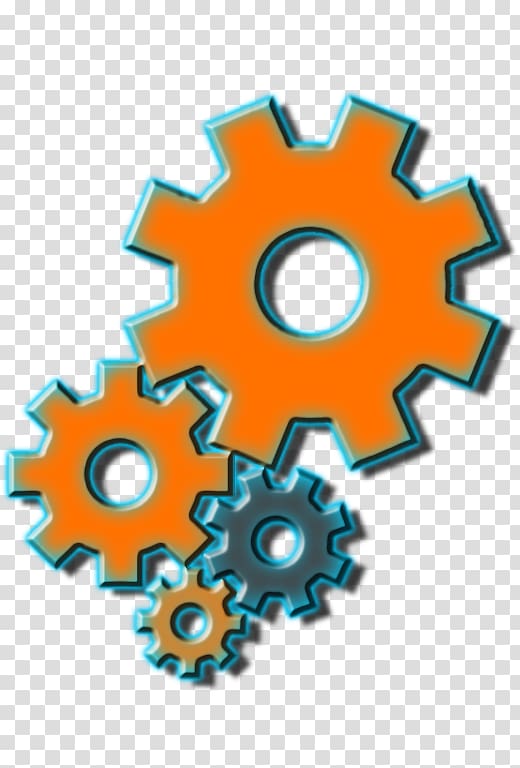Gear Logo Symbol, gear machinery transparent background PNG clipart