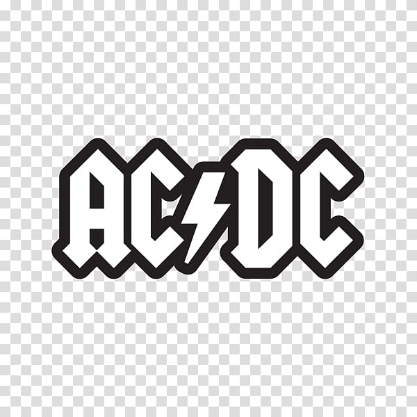 AC/DC Sticker Logo Decal For Those About to Rock We Salute You, Ac dc transparent background PNG clipart