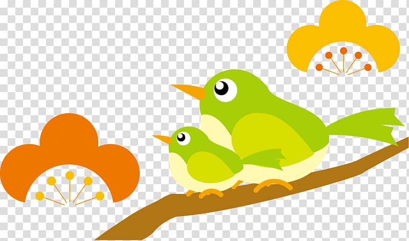 plum trees and bird parents., others transparent background PNG clipart