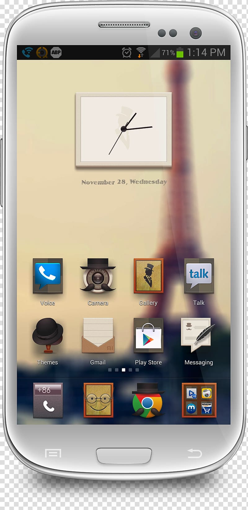 Feature phone Smartphone Xiaomi Mi 1 Handheld Devices MIUI, smartphone transparent background PNG clipart