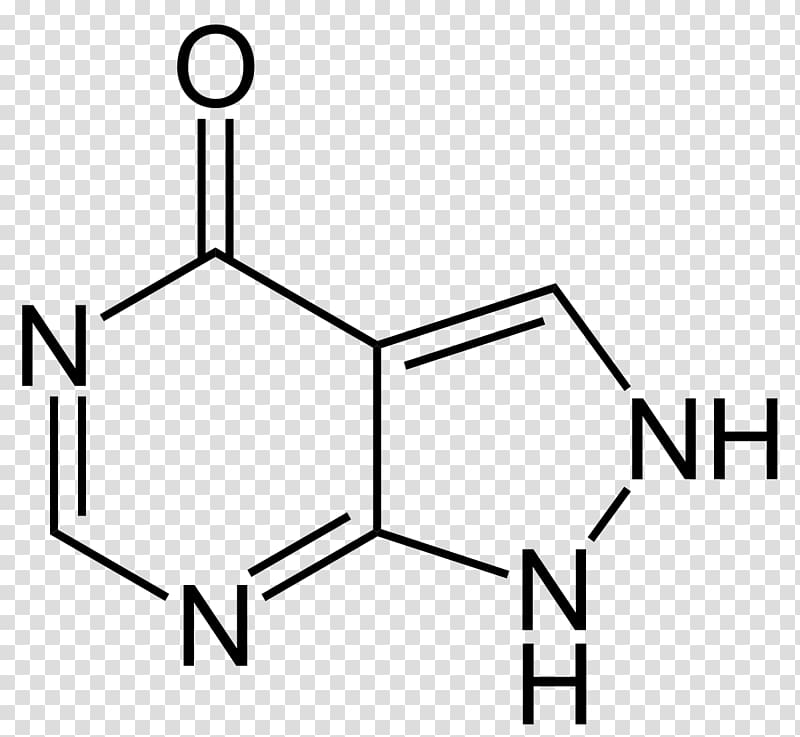 Allopurinol Xanthine oxidase Uric acid Purine Hypoxanthine, Mass transparent background PNG clipart