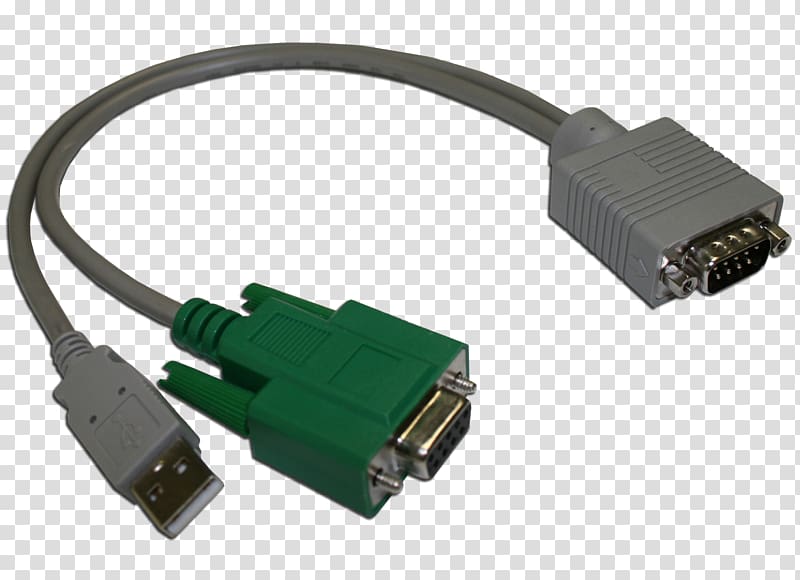 Serial cable Electrical connector Adapter Electrical cable Y-cable, Serial Cable transparent background PNG clipart