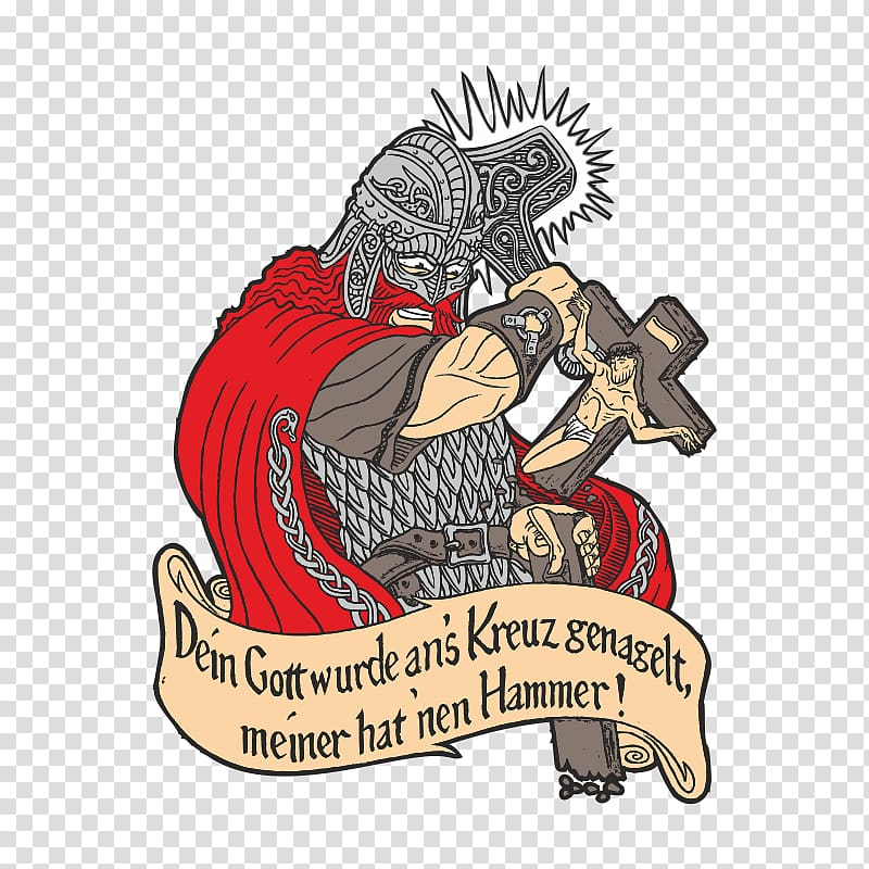 Odin Thor Mjölnir Runes Hammer, Thor transparent background PNG clipart