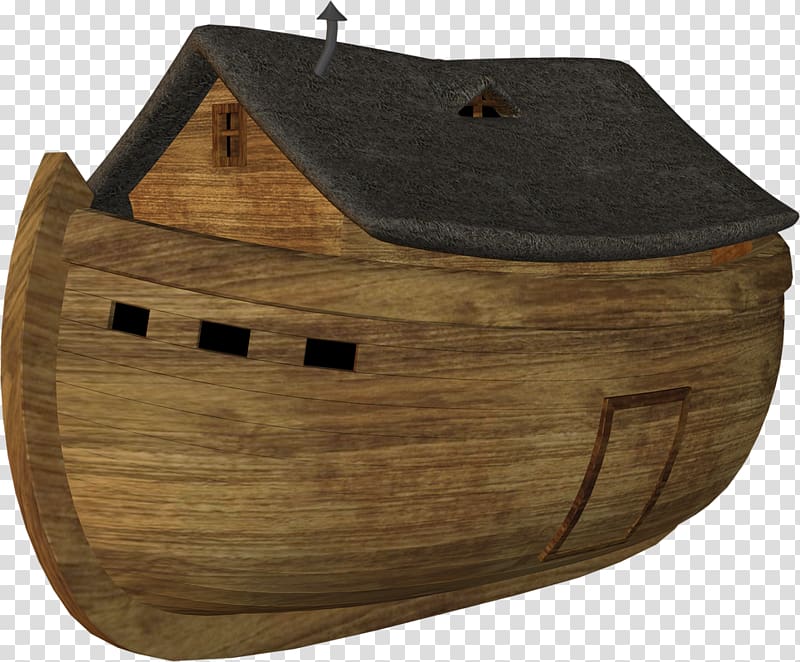 Noah\'s Ark Bible Creation Museum Flood myth, boat leaves transparent background PNG clipart