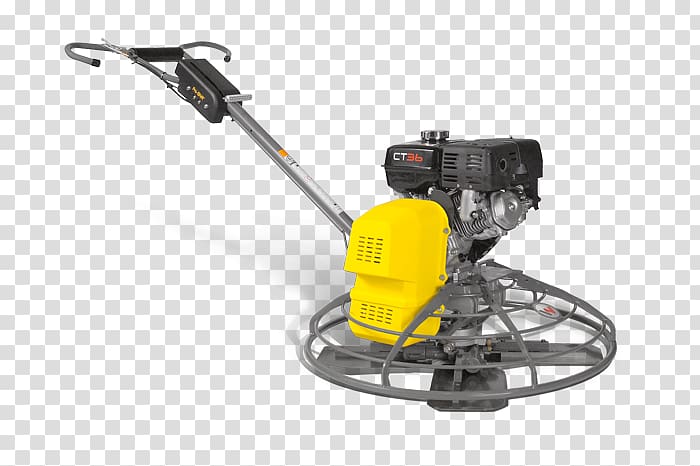 Power trowel Concrete Wacker Neuson Architectural engineering, Model Machine transparent background PNG clipart