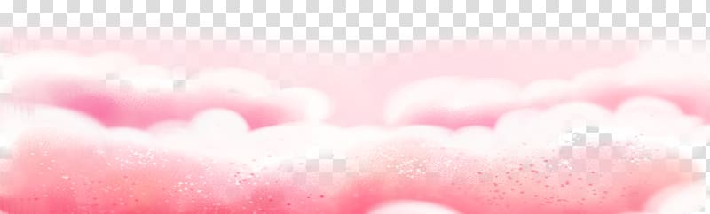 Petal Lip Sky Close-up , Cute pink clouds transparent background PNG clipart