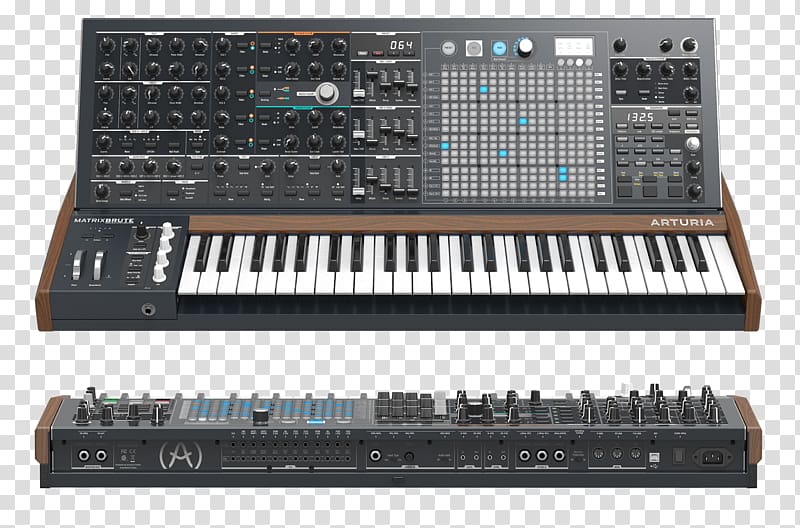 NAMM Show Arturia MiniBrute Sound Synthesizers Analog synthesizer Arturia MatrixBrute, musical instruments transparent background PNG clipart