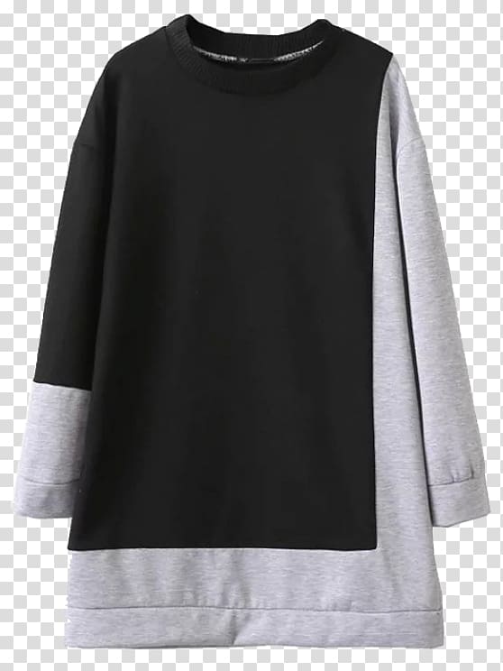 Long-sleeved T-shirt Long-sleeved T-shirt Hoodie Dress, T-shirt transparent background PNG clipart
