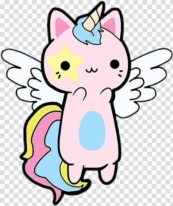 Kawaii Kunicorn T-shirt Cat Kawaii Kunicorn, easy kitty transparent background PNG clipart