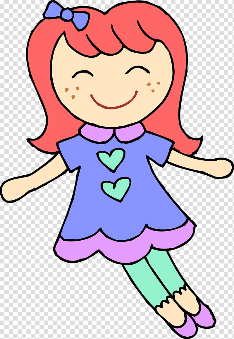 female anime character, Rag doll Barbie , Baby Doll transparent background PNG clipart