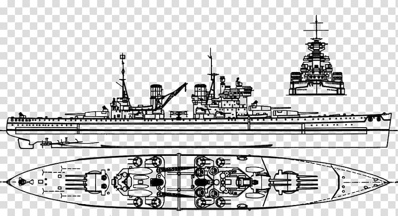 Heavy cruiser HMS Repulse Sinking of Prince of Wales and Repulse Battlecruiser HMS Hood, Ship transparent background PNG clipart