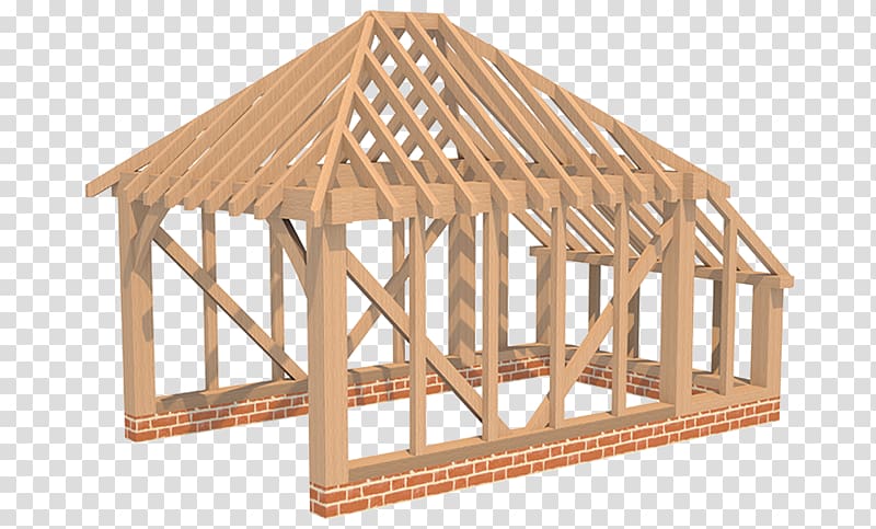Hip roof Timber framing Truss, roof transparent background PNG clipart