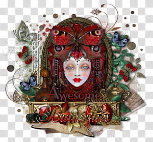 Christmas ornament Mask, mask transparent background PNG clipart thumbnail