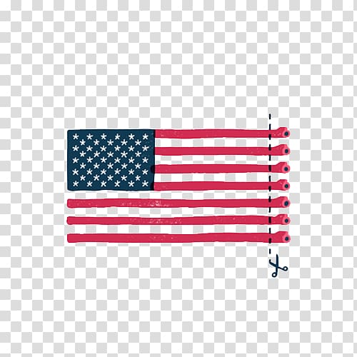 Flag of the United States Lockheed Martin C-130J Super Hercules General Dynamics F-16 Fighting Falcon AGM-114 Hellfire, Hand-painted American flag Fun transparent background PNG clipart