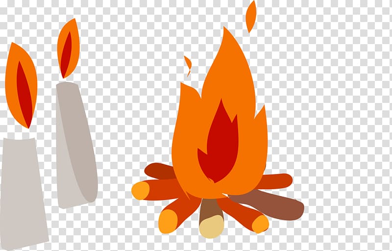 Light Flame Combustion Fire, Wood burning candle transparent background PNG clipart