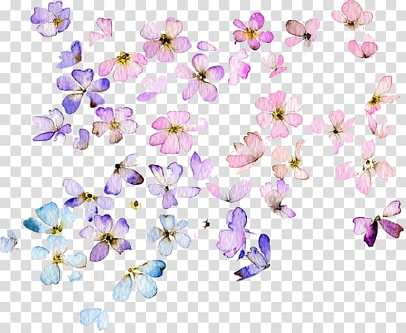 pink, blue, and purple flowers illustration, Social media We Heart It Blog, others transparent background PNG clipart