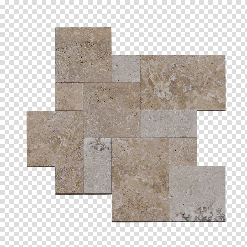Travertine Floor Tile Stone Sett, Stone transparent background PNG clipart