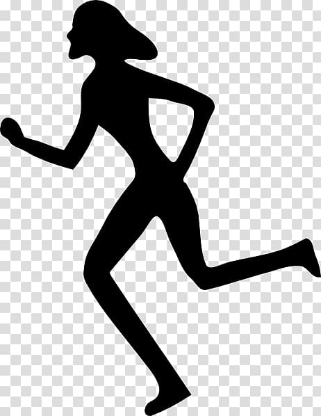 Running Girl Woman , Cartoon Girl Running transparent background PNG clipart