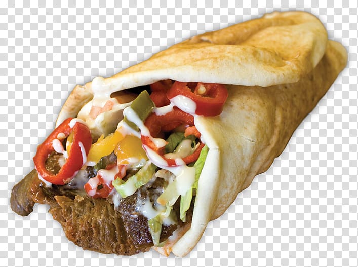 Wrap Shawarma Doner kebab Gyro, chadian slides transparent background PNG clipart