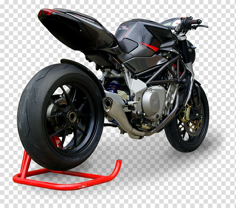 Exhaust system MV Agusta Brutale series Motorcycle MV Agusta Brutale 910, motorcycle transparent background PNG clipart