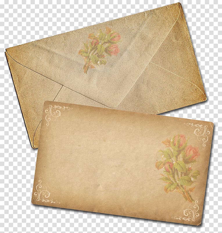 Envelope Letterhead Placard , vintage maps transparent background PNG clipart