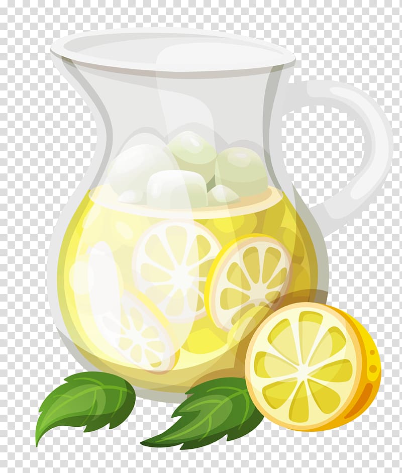 Beverage Clipart-pitcher and glass of lemonade clipart