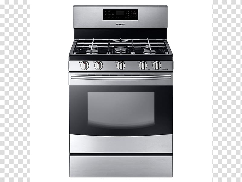 Gas stove Cooking Ranges Self-cleaning oven Samsung NX58F5500, gas stoves transparent background PNG clipart