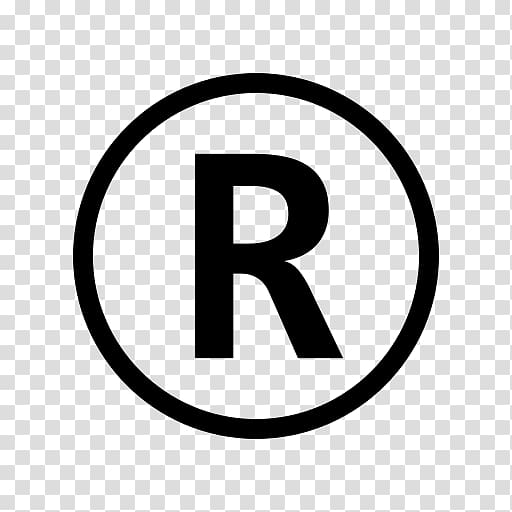 Registered trademark symbol word