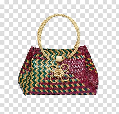 Hobo bag Textile , Women weave a handbag transparent background PNG clipart