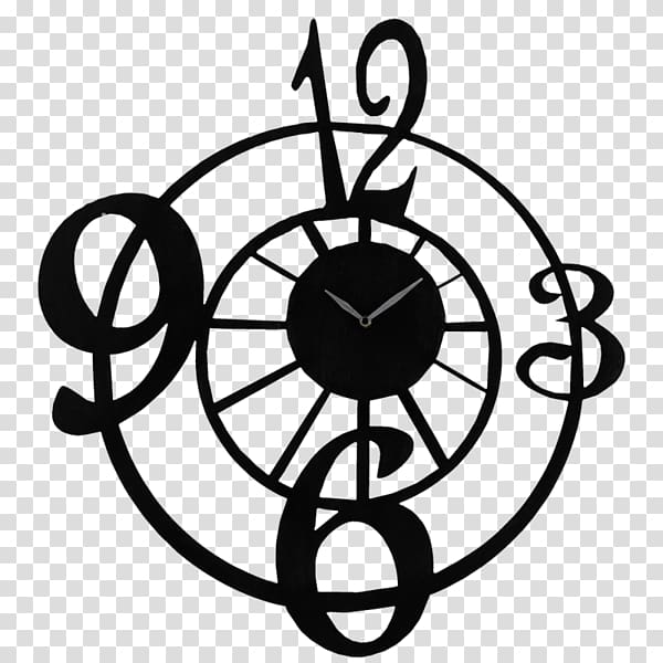 Pendulum clock Watch Clock face, Creative clock transparent background PNG clipart