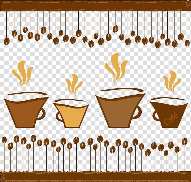 Coffee cup Tea Cafe, Coffee creative illustration transparent background PNG clipart