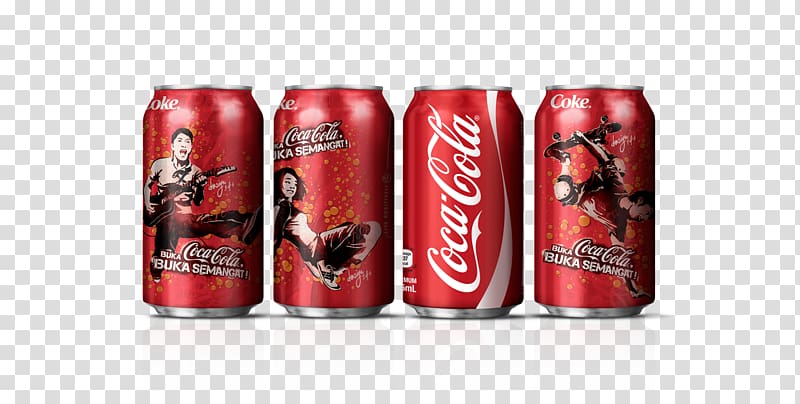 Coca-Cola Open Happiness Aluminum can Malaysia Product, coca cola transparent background PNG clipart