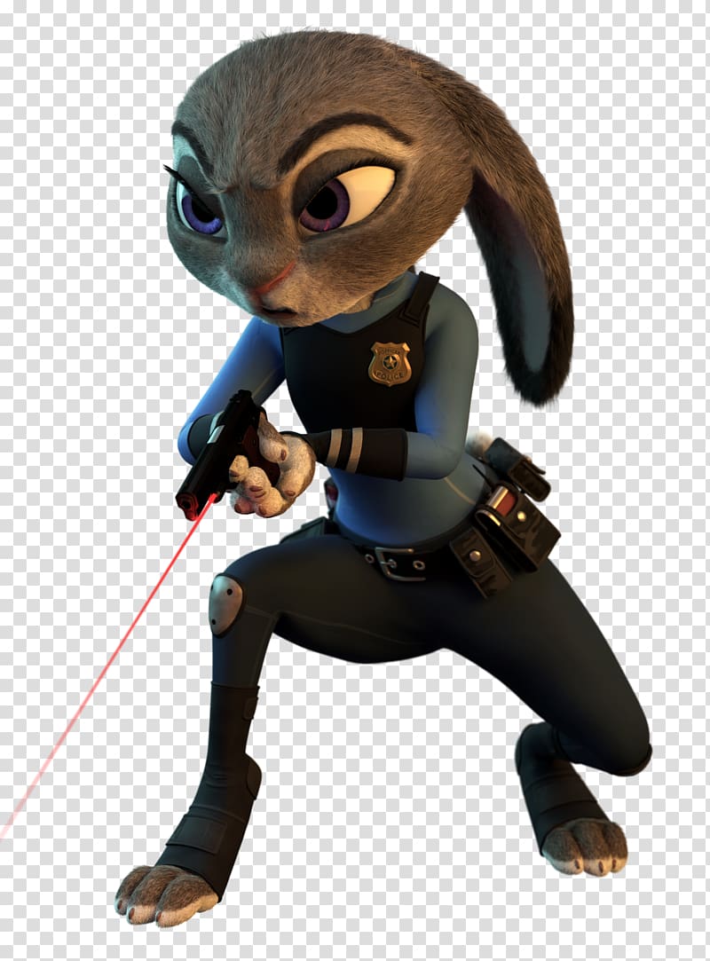 Lt. Judy Hopps Nick Wilde Chief Bogo Police officer YouTube, Handgun transparent background PNG clipart